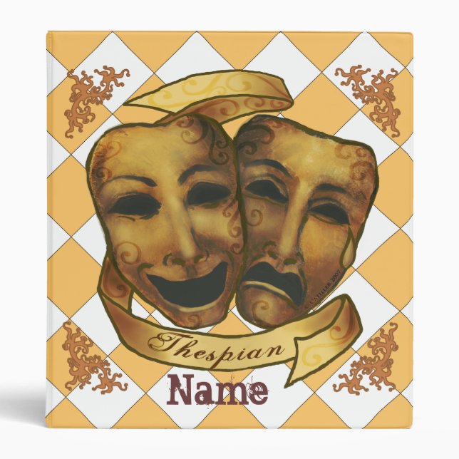 Classeur de masques d'acteur (Devant)