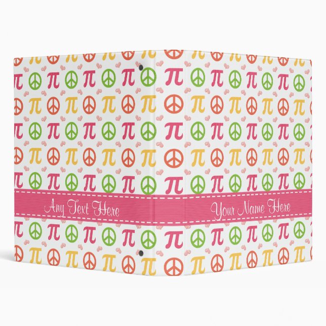 Classeur de maths de l'amour pi de paix (Arrière-plan)