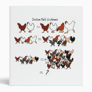 Classeur de maths de poulet