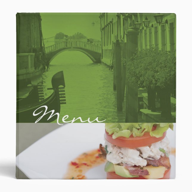 Classeur de menu (Devant)