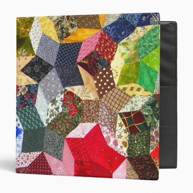 Classeur de métier d'ouvrière couturière d'édredon (Devant/Intérieur)