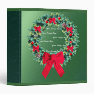 Classeur de modèle de guirlande de Noël