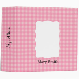 Classeur de motif de guingan 2" fait sur