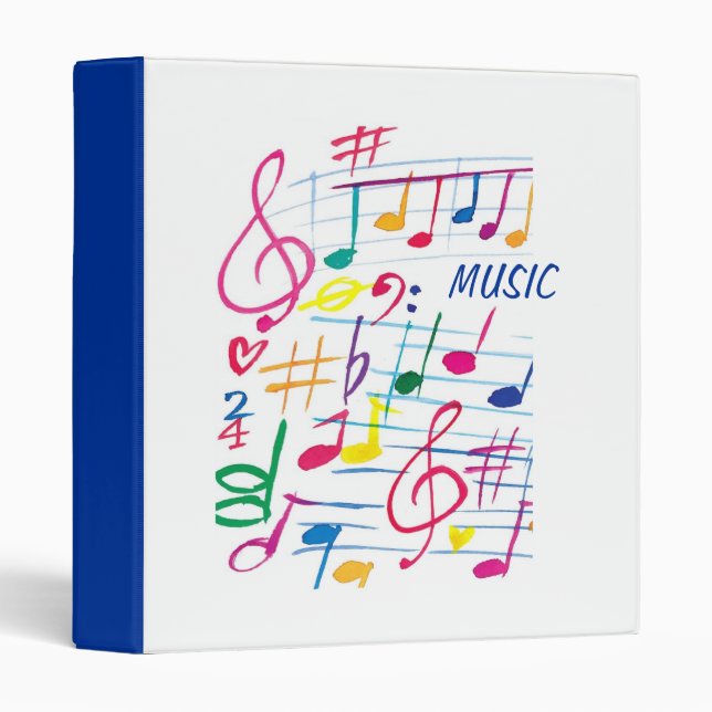 Classeur de musique (Devant/Côté)