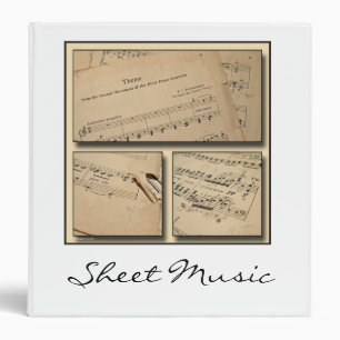 Classeur de musique de feuille