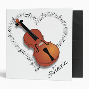 Classeur de musique violon