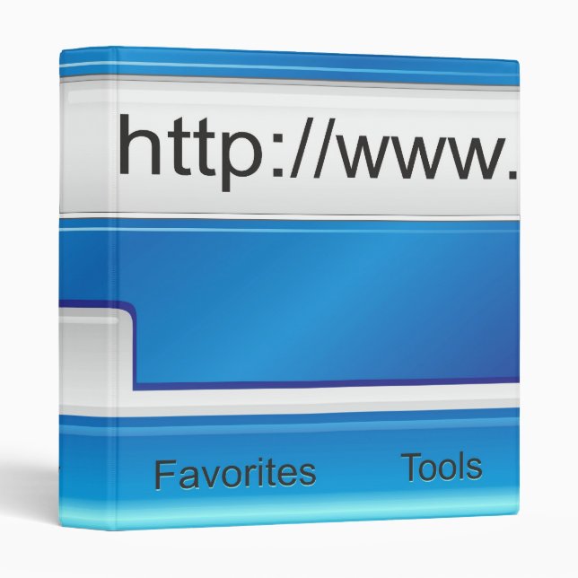 Classeur de navigateur de page Web (Devant/Côté)