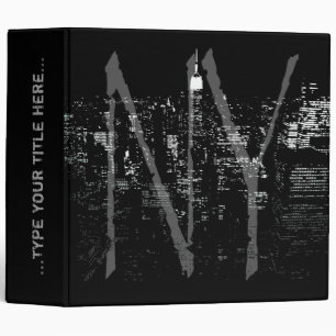 Classeur de New York Classeur de livre de New York