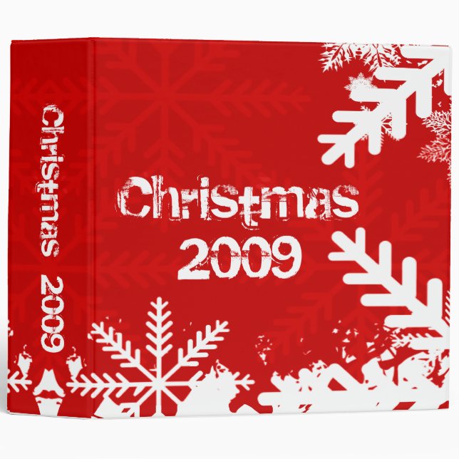 Classeur de Noël (Devant/Côté)
