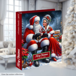 Classeur de Noël de M. et Mme Claus adorables