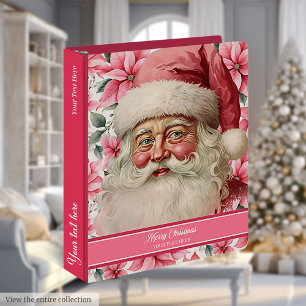 Classeur de Noël Pink Santa Claus