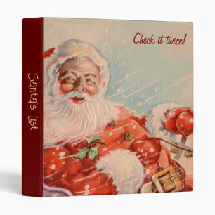 Classeur de Noël Santas Sleigh Ride