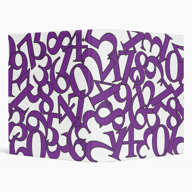 Classeur de nombres violets (Arrière-plan)