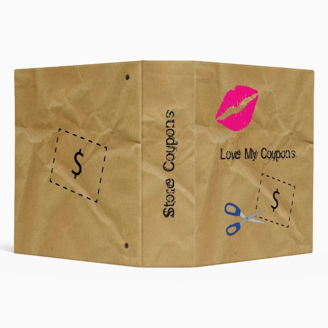 Classeur de papier de bon de sac d'épicerie (Arrière-plan)