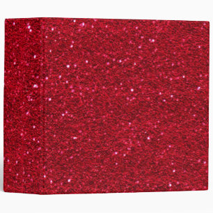 Classeur de parties scintillantes de rouge de