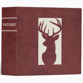 Classeur de patchs de chasse avec cerf
