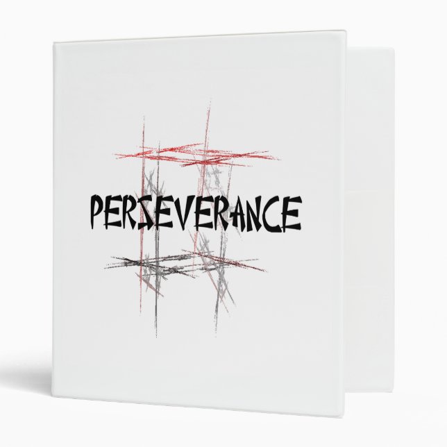 Classeur de persévérance d'arts martiaux (Devant/intérieur)