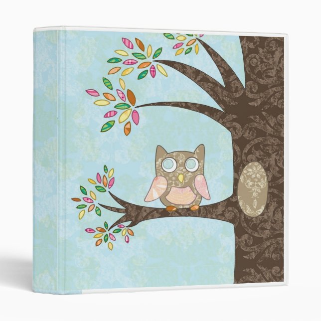 Classeur de petit hibou (Devant/Côté)