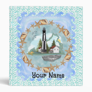 Classeur de phare de coquilles de Virginie