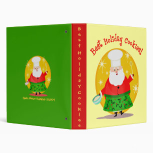 Classeur de photo d'album à recettes de Noël