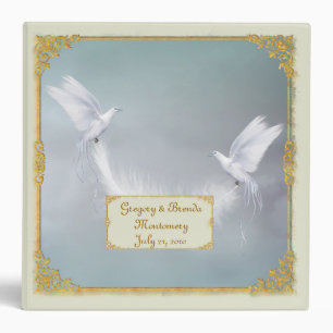 Classeur de photo de colombes de mariage