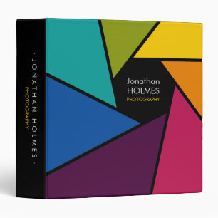 Classeur de photographie en couleur d'ouverture