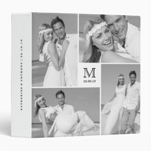 Classeur de photos de mariage chic et élégant avec