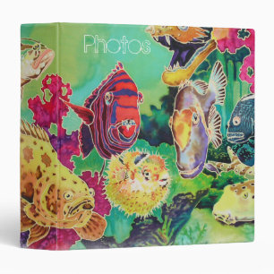 classeur de photos de poissons tropicaux de la mer