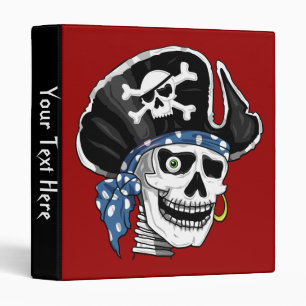 Classeur de pirate de crâne