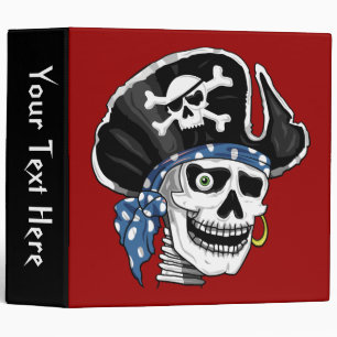Classeur de pirate de crâne