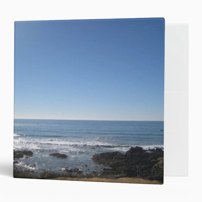 Classeur de plage de la Californie (Devant/intérieur)