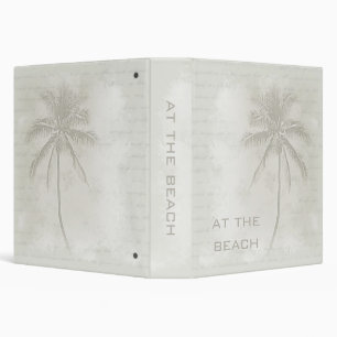 Classeur de plage de palmier (sable) (1,5")