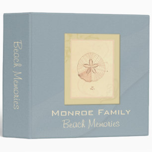 Classeur de plage Sand Dollar - 2 pouces