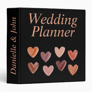 Classeur de planificateur de mariage moderne minim