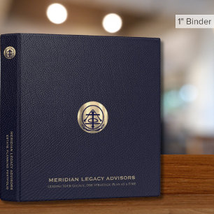 Classeur de planification successorale logo bleu e