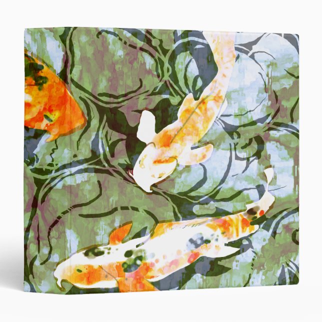Classeur de poissons de Koi (Devant/Côté)