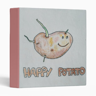 Classeur de pomme de terre heureuse