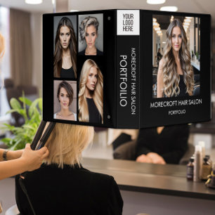 Classeur de portefeuille de salon de cheveux - Con