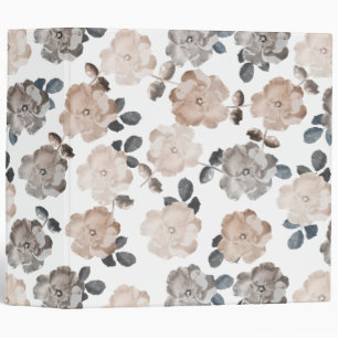 Classeur de portefeuille du Bureau Motif Rose vint