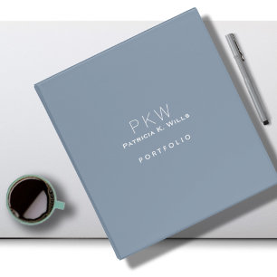 Classeur de portefeuille Dusty Blue