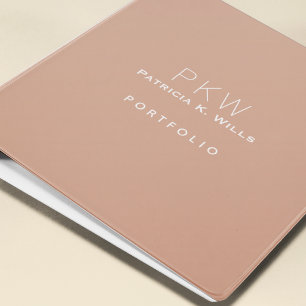 Classeur de portefeuille Dusty Rose