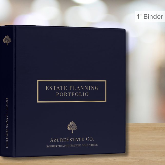 Classeur de portefeuille Elegant Estate Planning (Créateur téléchargé)
