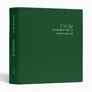 CLASSEUR de portefeuille personnalisé VERT