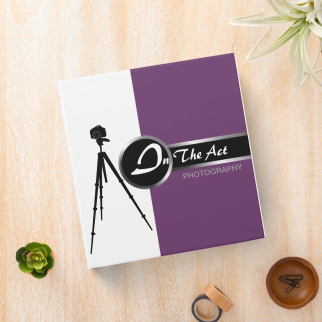 Classeur de portefeuille Prune de 1,5" de photogra (In Situ)