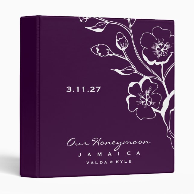 classeur de pourpre de l'aubergine 311-Lush (Devant/Côté)