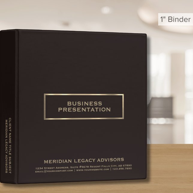 Classeur de présentation d'entreprise simple et él (Créateur téléchargé)