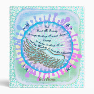 Classeur de prière de sérénité Violet Wing