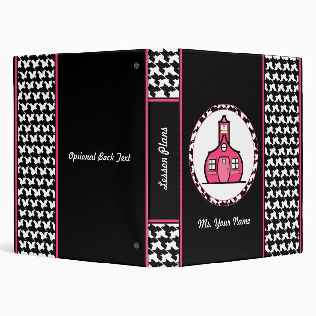 Classeur de professeur de pied-de-poule (Arrière-plan)