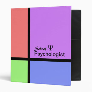 Classeur de psychologue d'école dans les blocs en