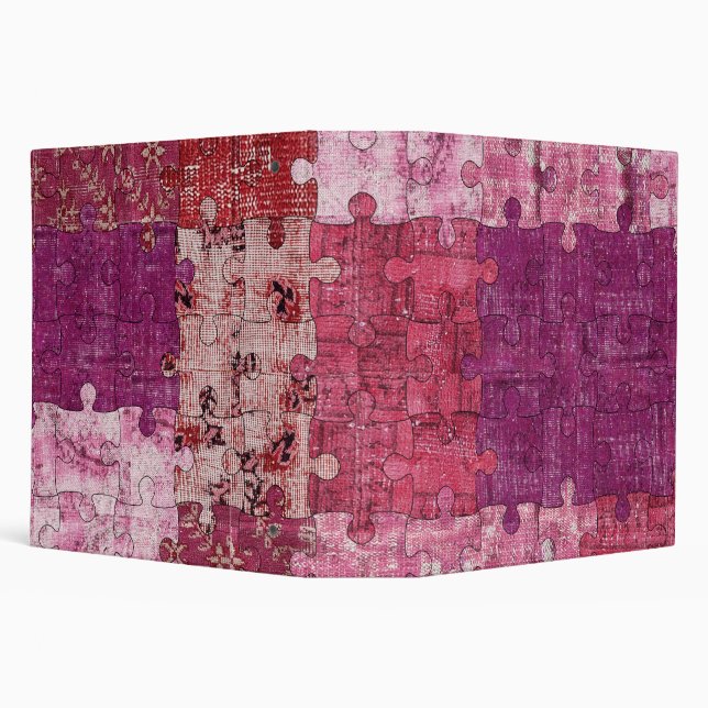 Classeur de puzzle de texture de couleurs (Arrière-plan)